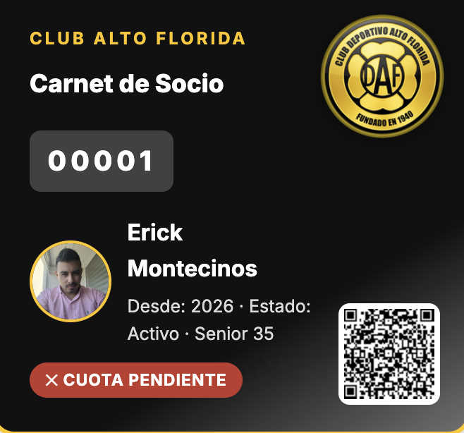 Carnet digital del socio